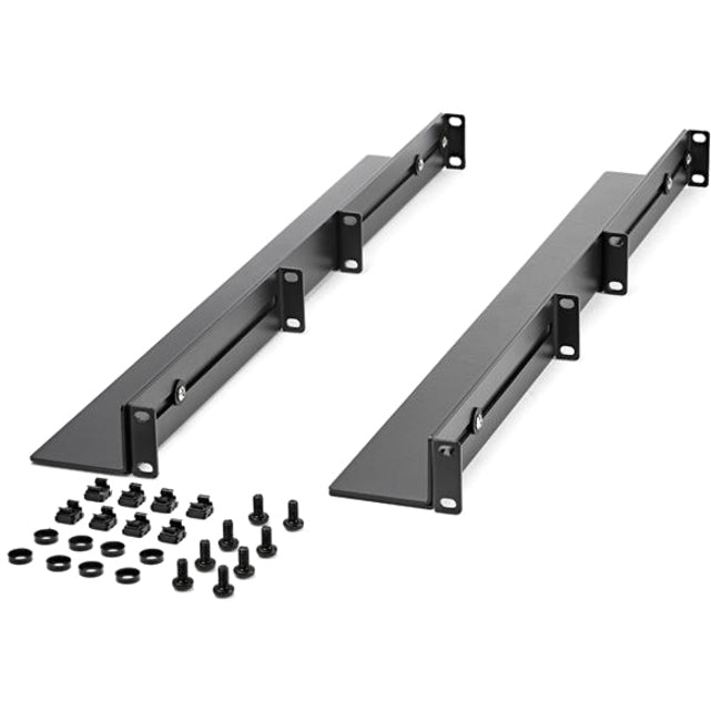 StarTech.com 1U 19" Server Rack Rails 24-36" Adjustable Depth /Universal 4 Post Network/Server/UPS Equipment Mounting Rack Mount Rail Kit