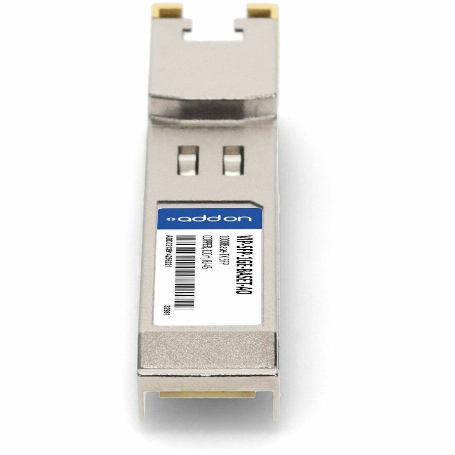 AddOn Viptela VIP-SFP-1GE-BASET Compatible TAA Compliant 10/100/1000Base-TX SFP Transceiver (Copper, 100m, RJ-45)