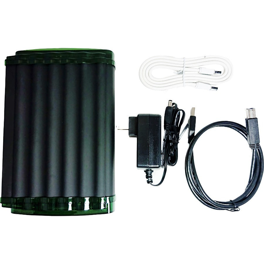 Buslink CipherShield CSE-16T-SU3 16 TB Desktop Hard Drive - External - SATA - Black, Green