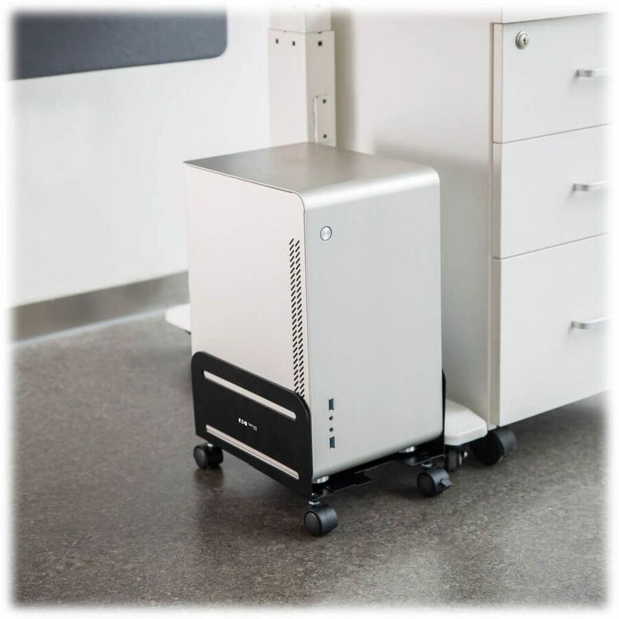 Eaton Tripp Lite Series Mobile CPU Caddy for Computer Towers - Width Adjustable, Locking Casters, Black