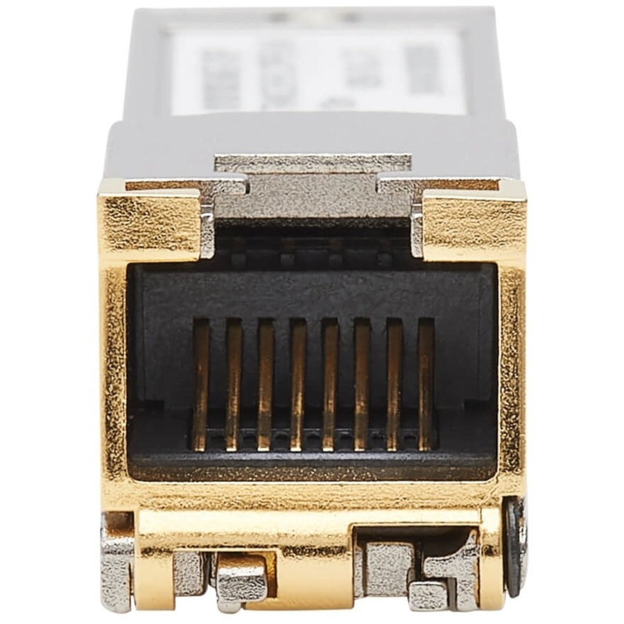 Eaton Tripp Lite Series Cisco-Compatible GLC-TE SFP Transceiver - 10/100/1000Base-TX, Copper, RJ45, Cat6, 328.08 ft. (100 m)