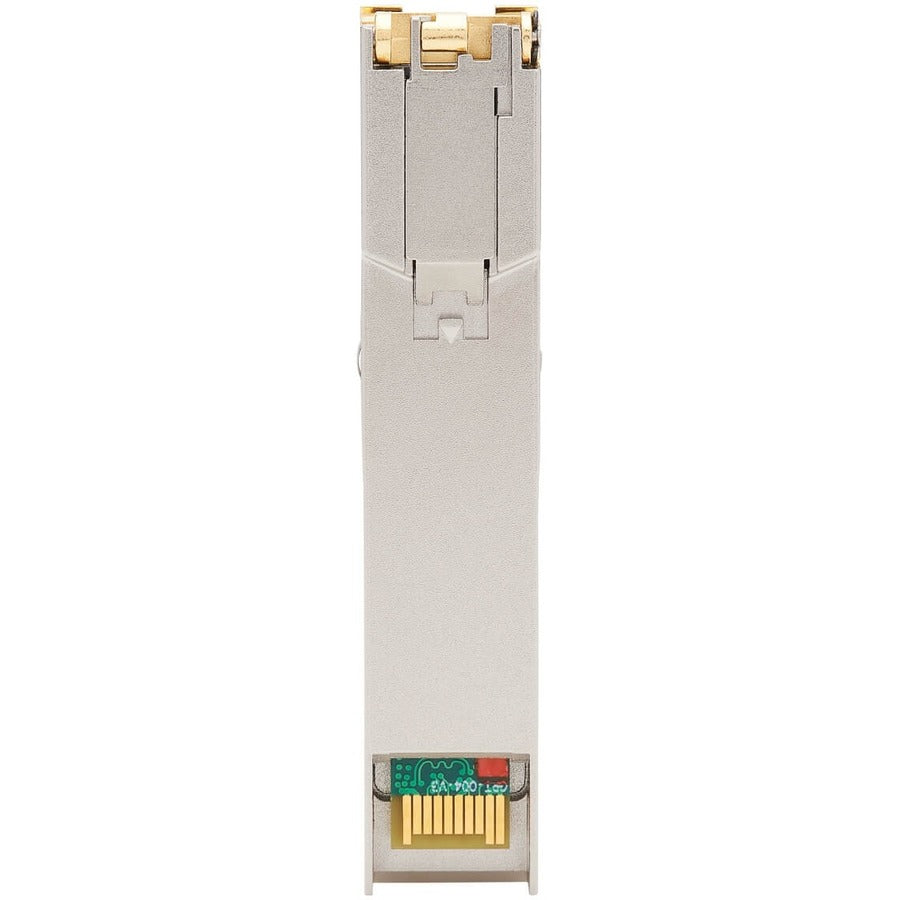 Eaton Tripp Lite Series Cisco-Compatible GLC-TE SFP Transceiver - 10/100/1000Base-TX, Copper, RJ45, Cat6, 328.08 ft. (100 m)