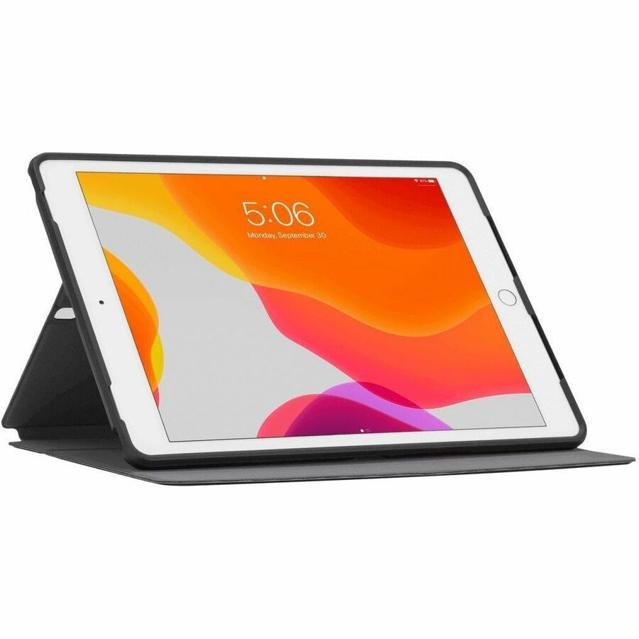 Targus Click-In THZ850GL Carrying Case (Flip) for 10.2" to 10.5" Apple iPad (7th Generation), iPad Air, iPad Pro, iPad (8th Generation), iPad (9th Generation) Tablet - Black