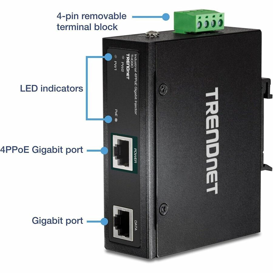 Industrial Gigabit PoE+ Extend
