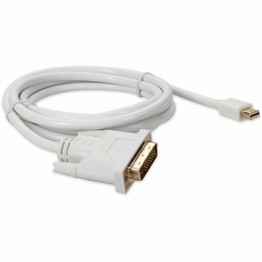 6ft (2m) Mini-DisplayPort Male to DVI-D Male Adapter Cable White