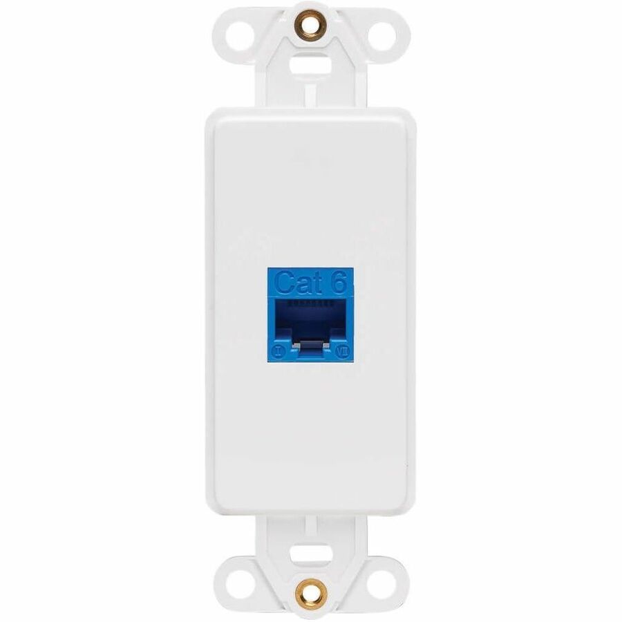 Eaton Tripp Lite Series Center Plate Insert, Decora Style - Vertical, 1 Port, TAA