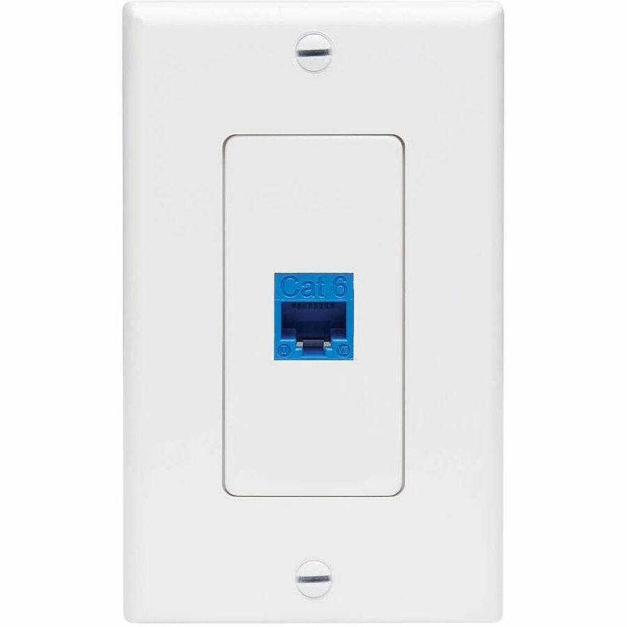 Eaton Tripp Lite Series Center Plate Insert, Decora Style - Vertical, 1 Port, TAA