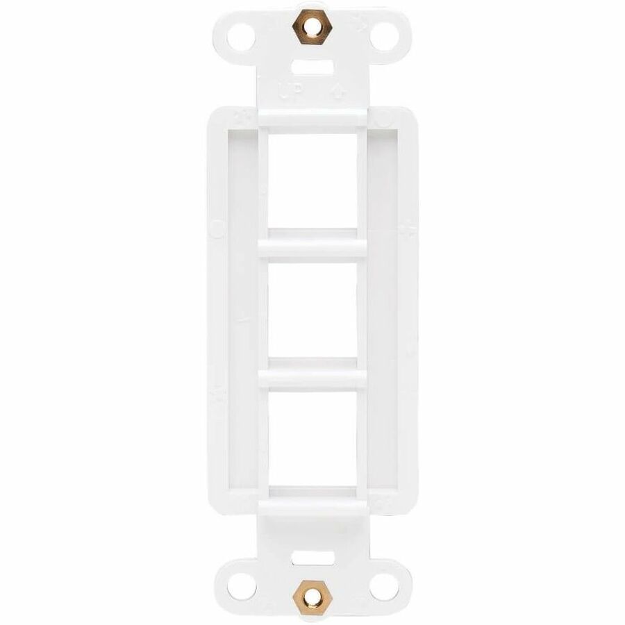 Eaton Tripp Lite Series Center Plate Insert, Decora Style - Vertical, 3 Ports, TAA