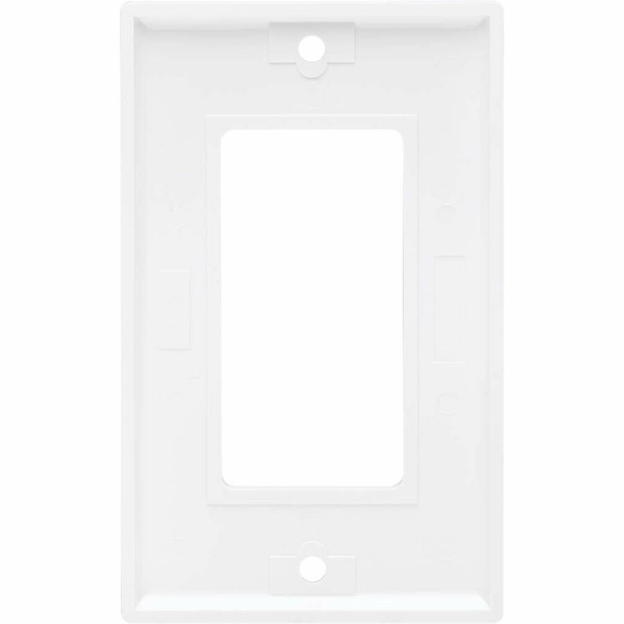 Eaton Tripp Lite Series Single-Gang Faceplate, Decora Style - Vertical, White, TAA