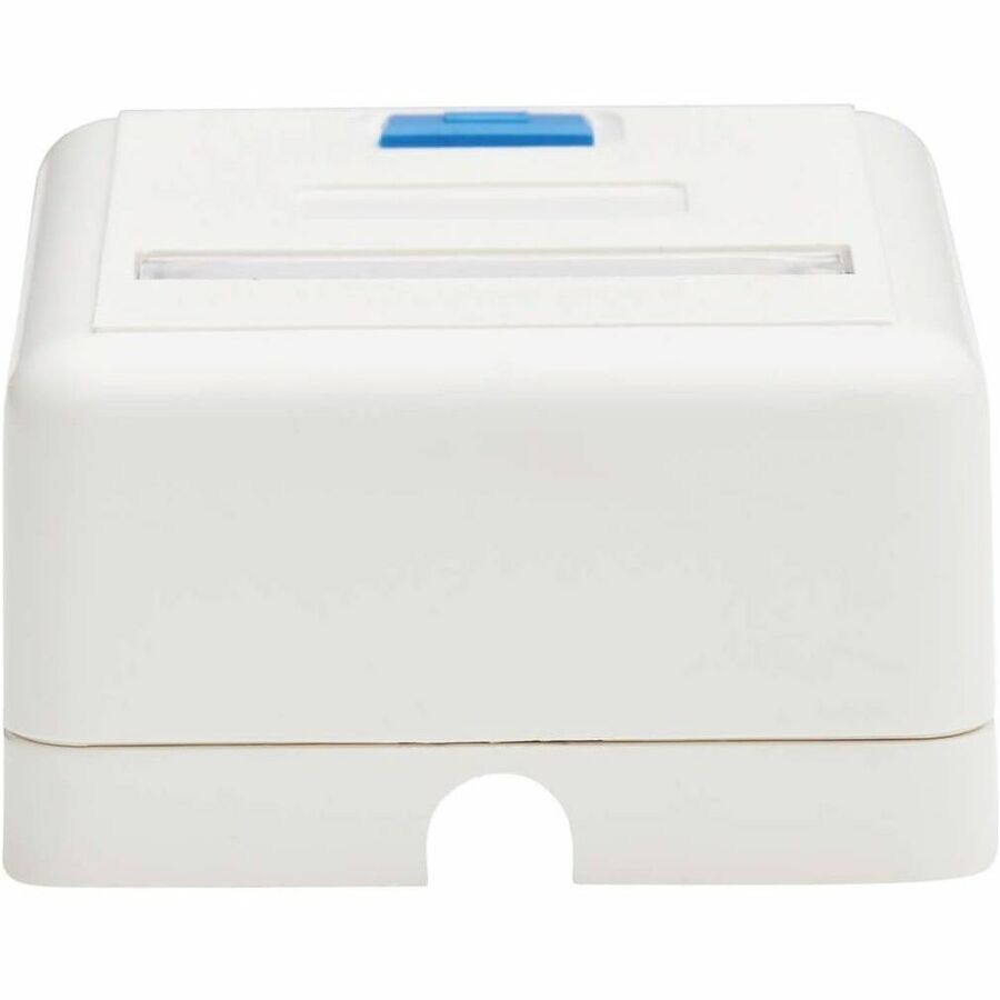 Eaton Tripp Lite Series Surface-Mount Box for Keystone Jack - 1 Port, White, TAA