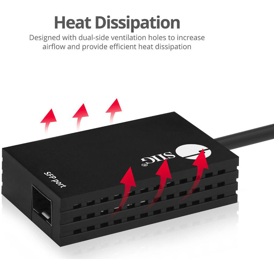 SIIG USB 3.0 to SFP Gigabit Ethernet Adapter
