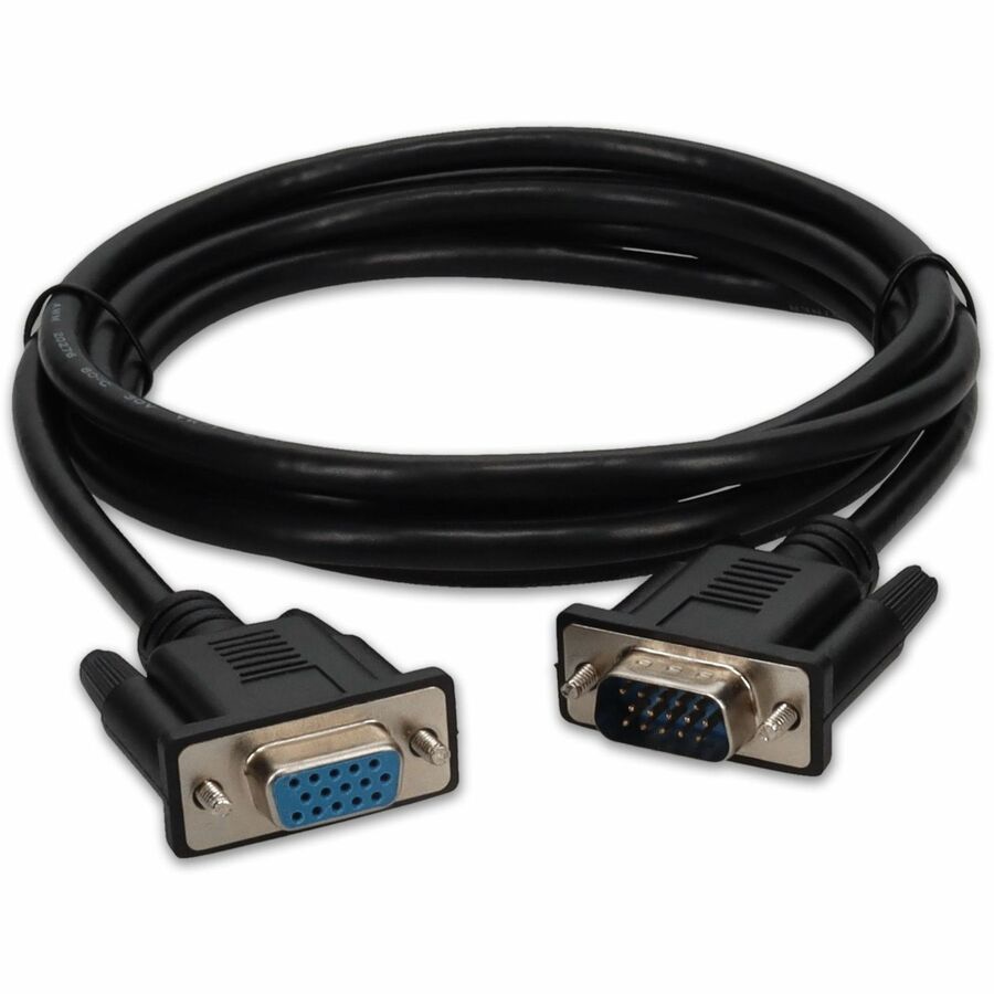 AddOn 6ft VGA Male to VGA Male Black Cable For Resolution Up to 1920x1200 (WUXGA)