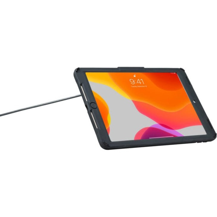 CTA Digital Security Case with Kickstand and Anti-Theft Cable for iPad 10.2 7th/ 8th/ 9th Gen