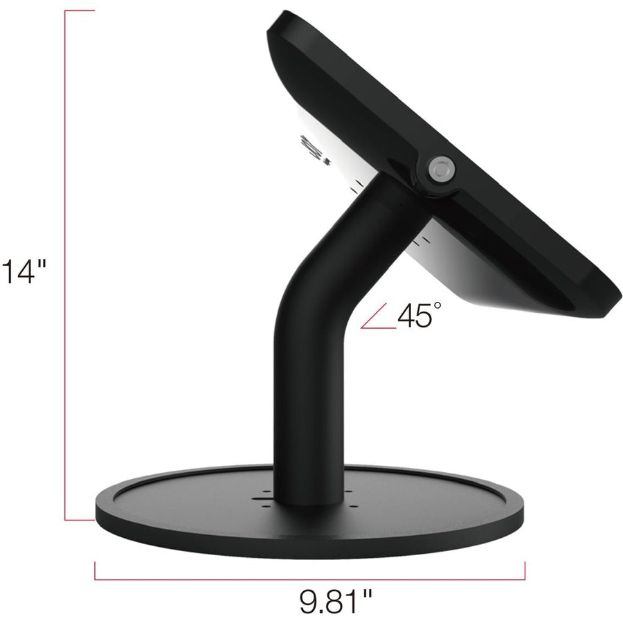 The Joy Factory Elevate II Countertop Kiosk for Galaxy Tab A 10.1 (2019) (Black)