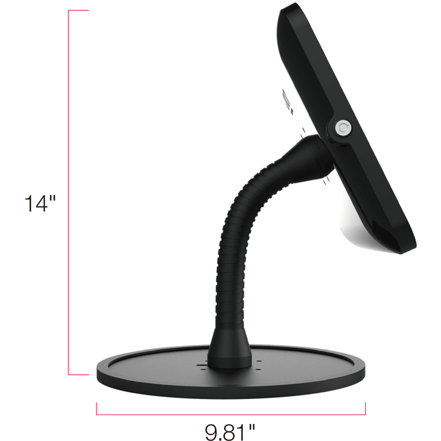 The Joy Factory Elevate II Flex Countertop Kiosk for Galaxy Tab A 10.1 (2019) (Black)