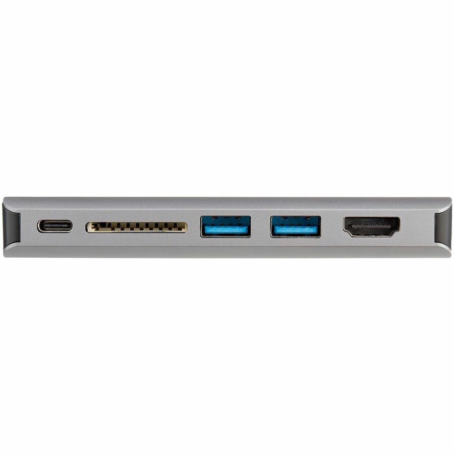 StarTech.com USB C Multiport Adapter - USB-C Mini Travel Dock w/ 4K HDMI or 1080p VGA - 100W PD Pass-Through, 3x USB, SD, GbE, Audio