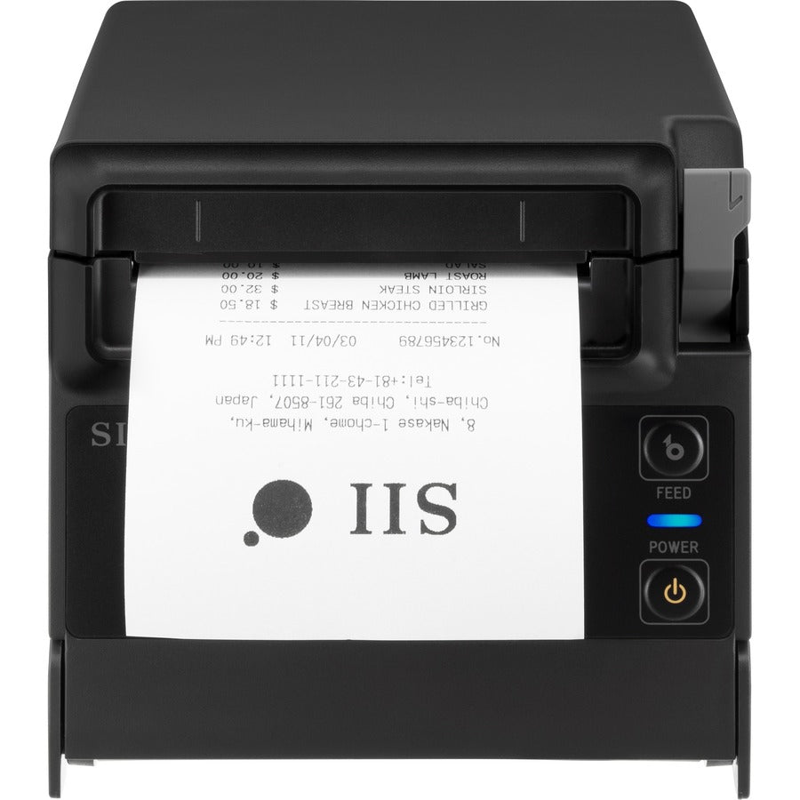 Seiko RP-F10 Black Direct Thermal POS Printer with Cutter- USB - Bluetooth - Near Field Communication (NFC)