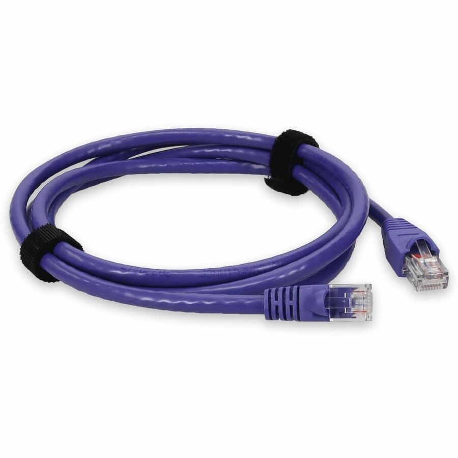 AddOn 5ft RJ-45 (Male) to RJ-45 (Male) Purple Microboot, Snagless Cat6 Crossover UTP PVC Copper Patch Cable