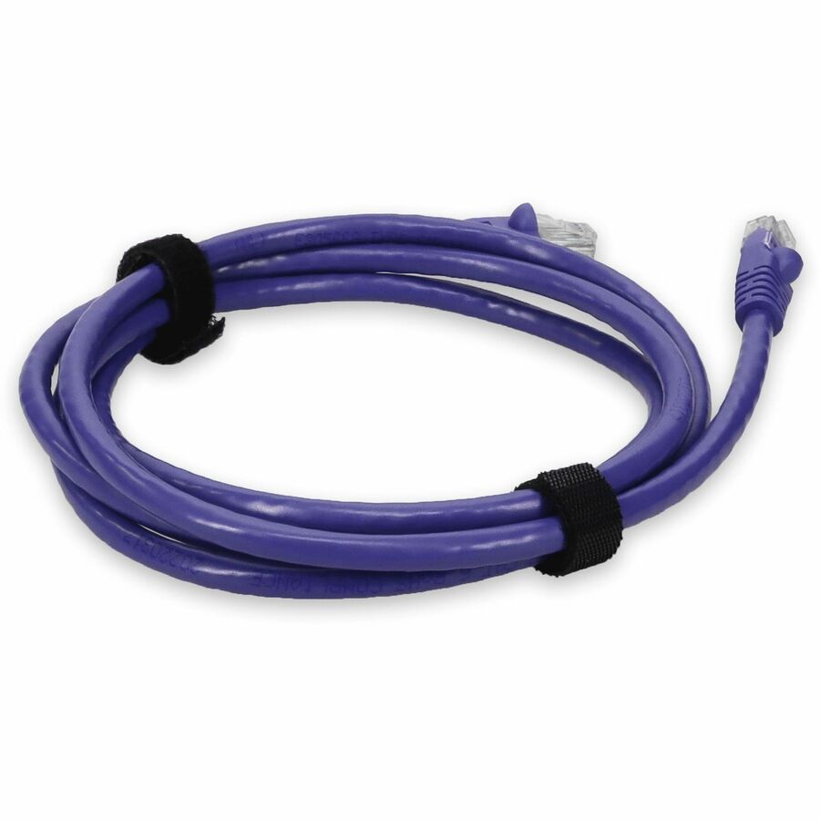 AddOn 5ft RJ-45 (Male) to RJ-45 (Male) Purple Microboot, Snagless Cat6 Crossover UTP PVC Copper Patch Cable