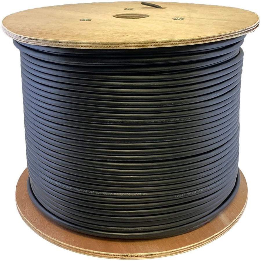 1000FT BLACK CAT6A UTP PLENUM