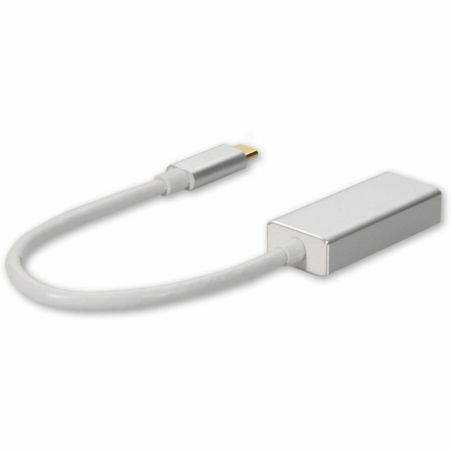 AddOn USB-C Male to DisplayPort 1.2 Female Adapter with Aluminum Housing
