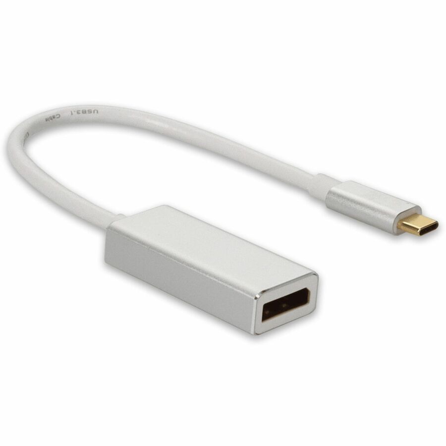 AddOn USB-C Male to DisplayPort 1.2 Female Adapter with Aluminum Housing