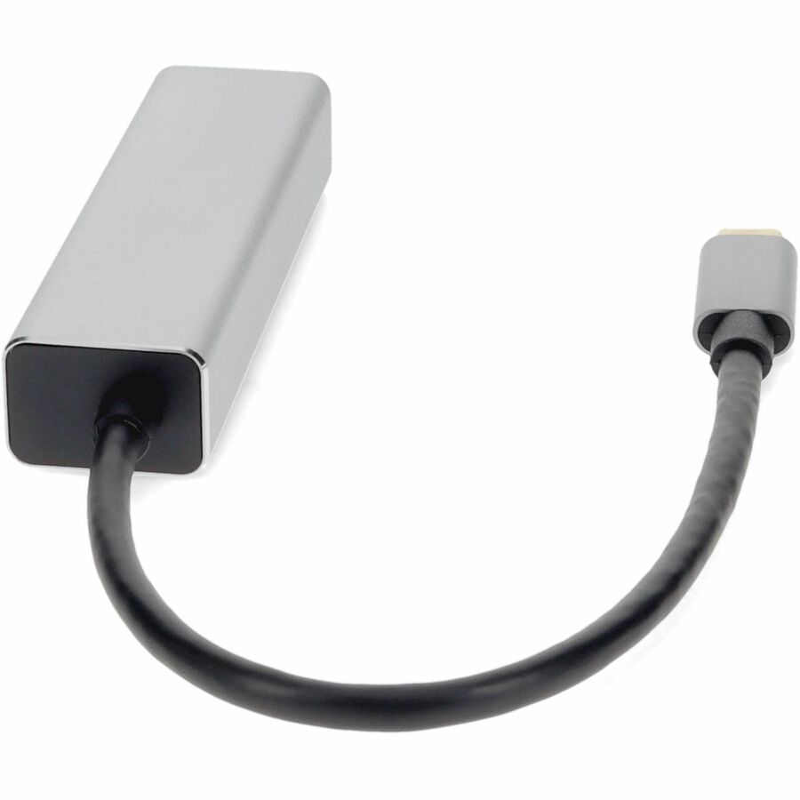 AddOn 8in USB-C Male to 4xUSB 3.0 (A) Female Hub with Aluminum Housing