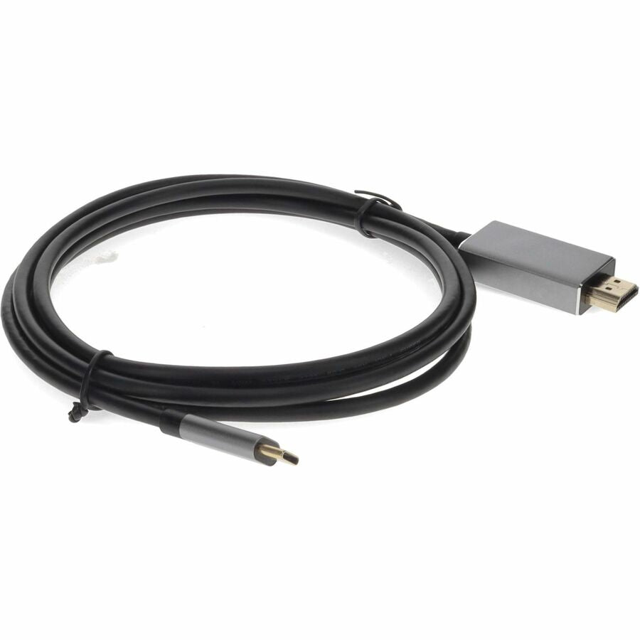 AddOn USB-C Male to HDMI (4K) Male Adapter with Aluminum Housing