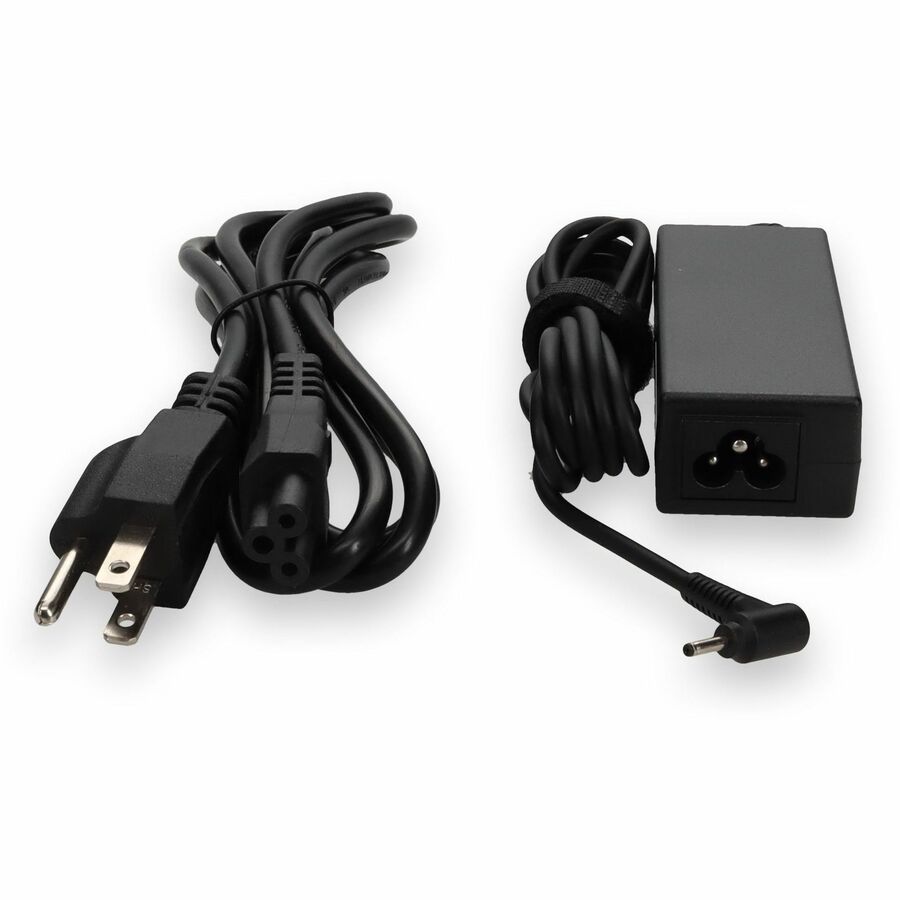 Addon Samsung® PA-1250-98 Compatible 40W 12V at 1.75A Black 2.5 mm x 0.7 mm Laptop Power Adapter and Cable