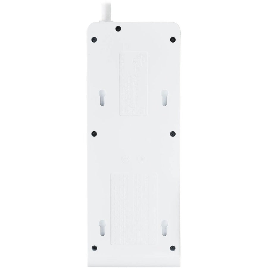 Eaton Tripp Lite Series 6-Outlet Surge Protector with 4 USB Ports (4.2A Shared) - 15 ft. (4.57 m) Cord, 5-15P Plug, 900 Joules, White