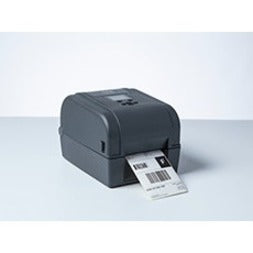Brother TD-4650TNWB Desktop Direct Thermal/Thermal Transfer Printer - Monochrome - Label Print - USB - Serial - Bluetooth - Wireless LAN