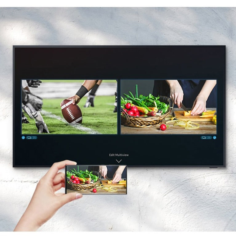 Samsung The Terrace LST7T QN65LST7TAF 64.5" Smart LED-LCD TV - 4K UHDTV - Titan Black