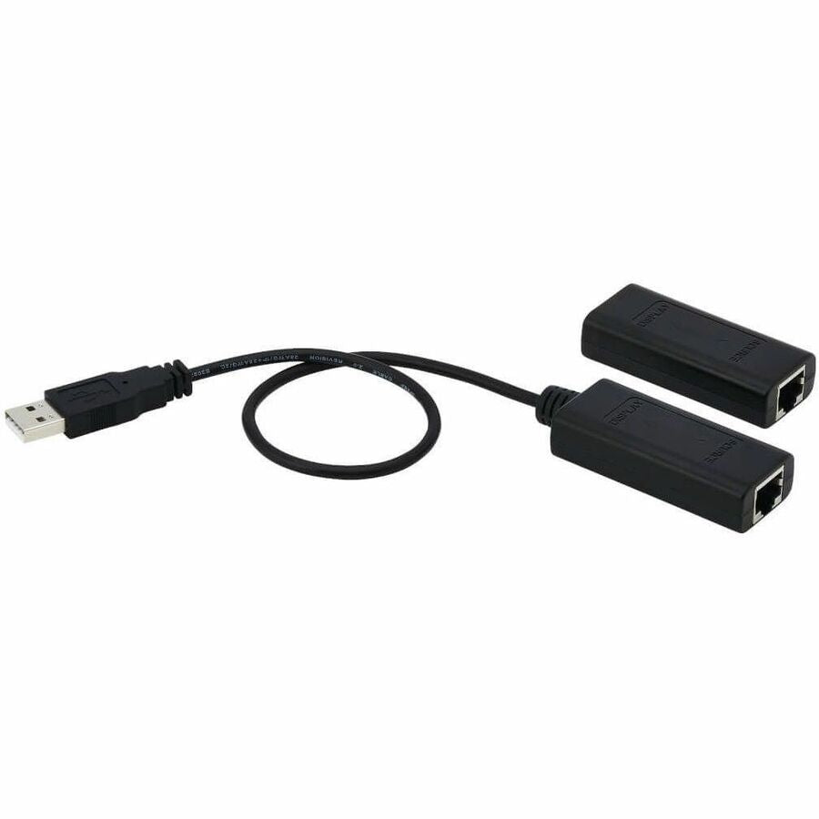 Eaton Tripp Lite Series 1-Port USB over Cat5/Cat6 Extender Kit with Power over Cable - USB 2.0, Up to 164.04 ft. (50M), Black, TAA