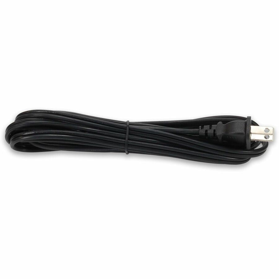 AddOn 10ft NEMA 1-15P Male to C7 Female 18AWG 100-250V at 10A Black Power Cable