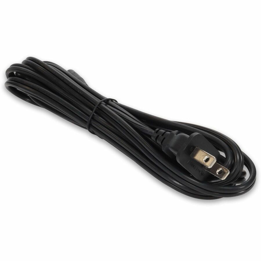 AddOn 10ft NEMA 1-15P Male to C7 Female 18AWG 100-250V at 10A Black Power Cable