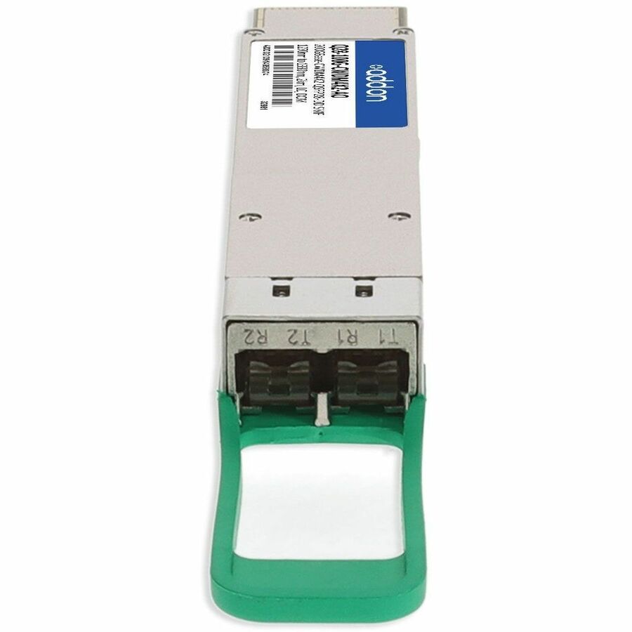 AddOn MSA and TAA 2x100GBase-CWDM4 QSFP28-DD Transceiver (SMF, 1270nm to 1330nm, 2km, CS, DOM)