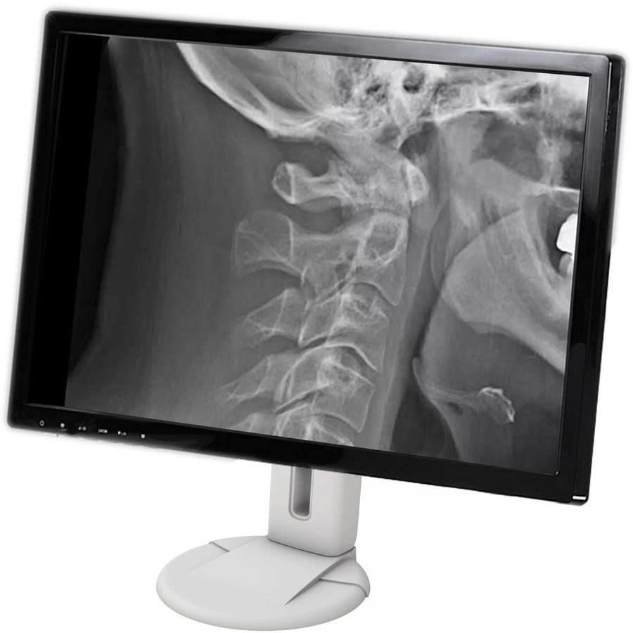 WHITE SINGLE STAND VESA SUPPORT