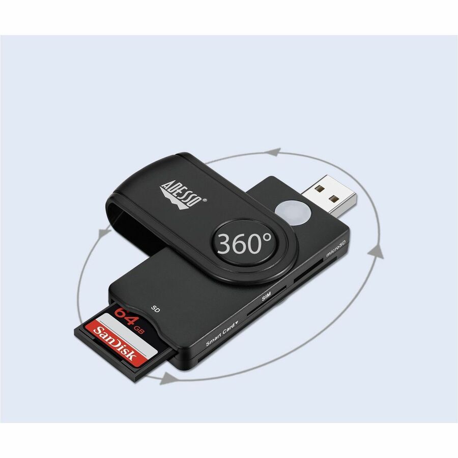 Adesso SCR-200 Smart Card Reader