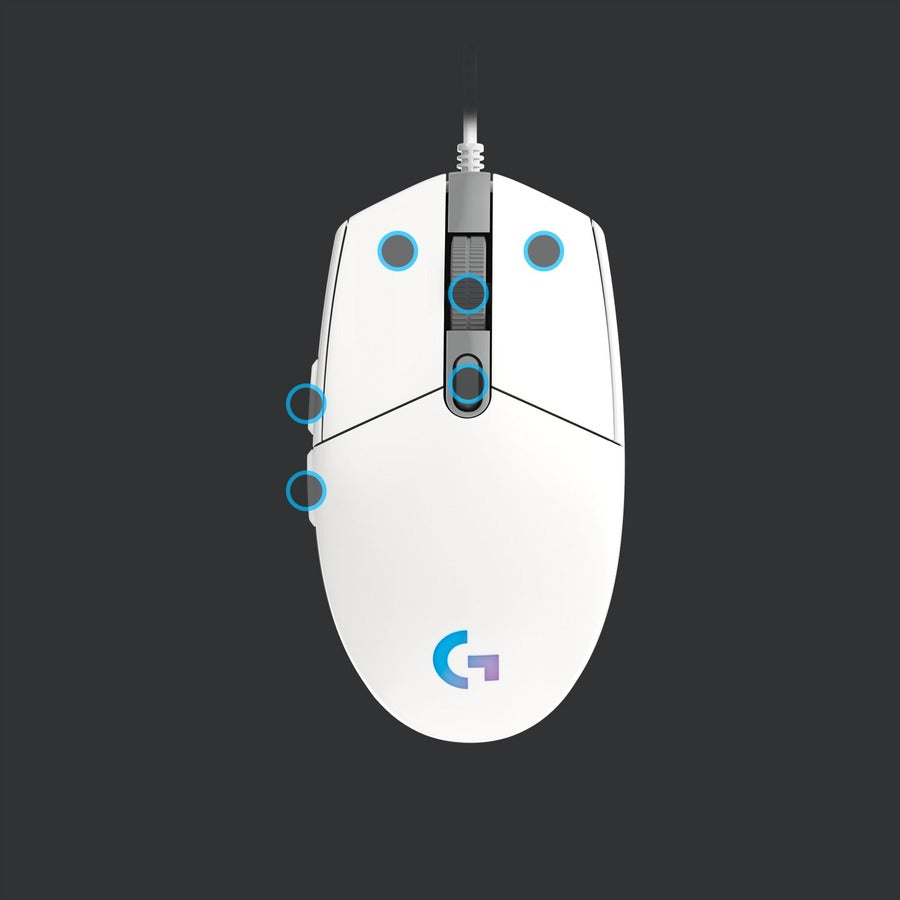 G203 LIGHTSYNC GAME MOUSE WHITE