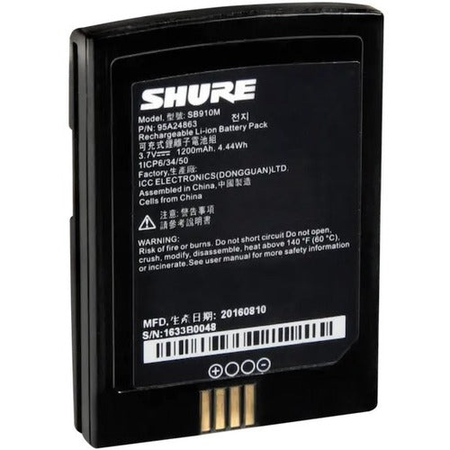 Shure SB910M Lithium-Ion Rechargeable Battery
