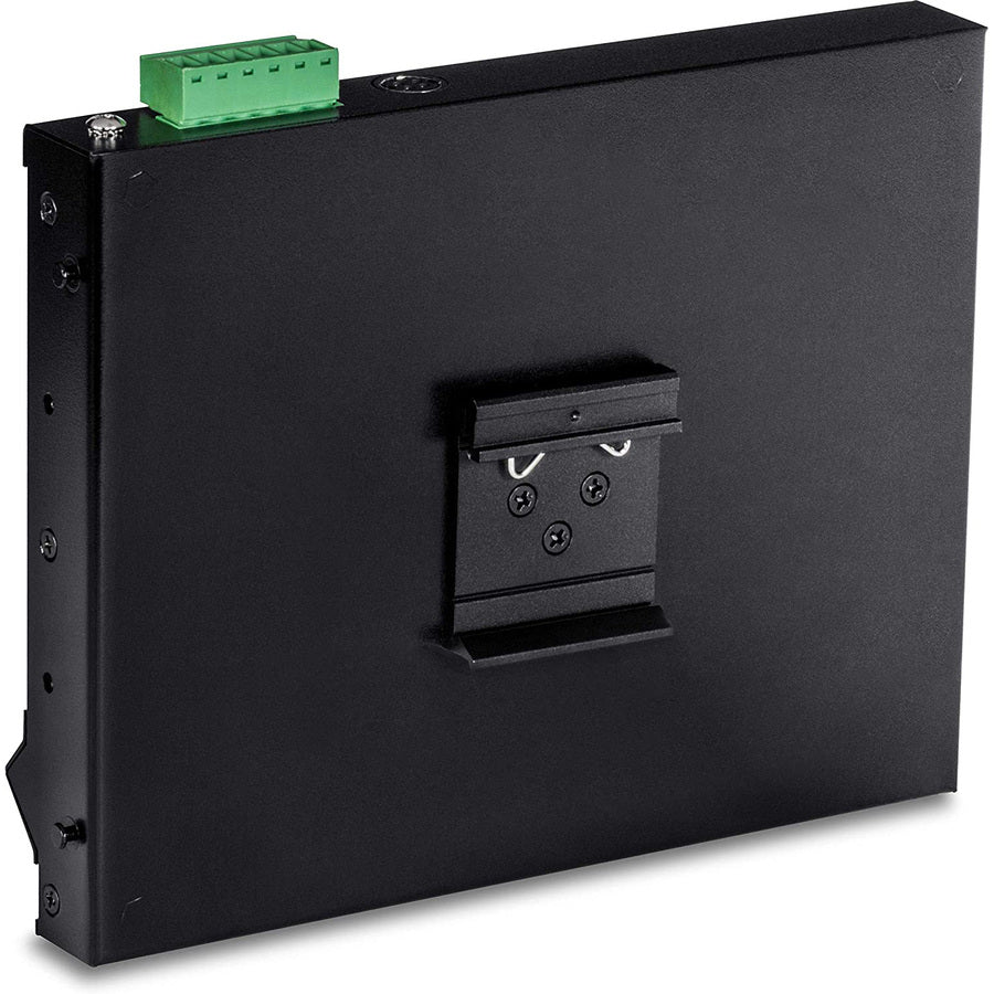 TRENDnet 10-Port Industrial Gigabit PoE+ Wall-Mounted Front Access Switch; TI-PG102F; 8x Gigabit PoE+ Ports; 2 x Gigabit SFP Slots; 240W PoE Budget; DIN-Rail & Wall Mount Brackets Included; IP40 Rated