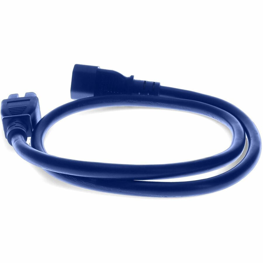 4FT C14/C15 M/F BLUE PWR CBL