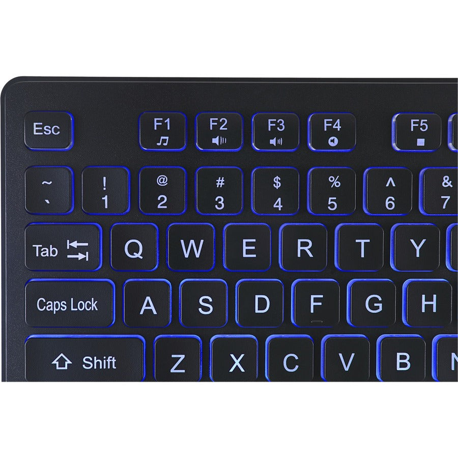 Adesso Large Print Illuminated Desktop Keyboard