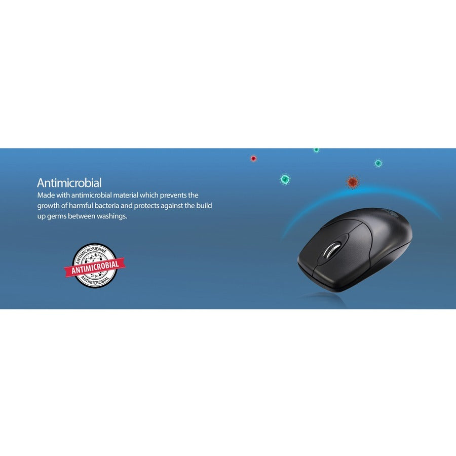 Adesso Antimicrobial Wireless Desktop Mouse