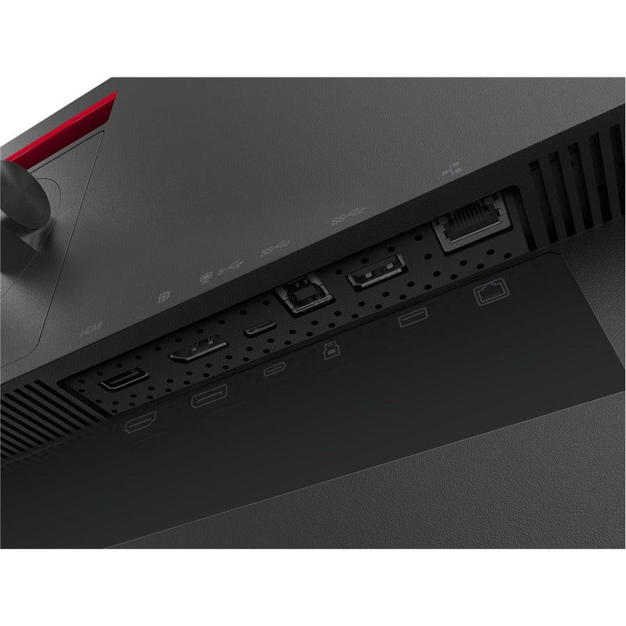 Lenovo ThinkVision P32P-20 32" Class 4K UHD LCD Monitor - 16:9 - Raven Black