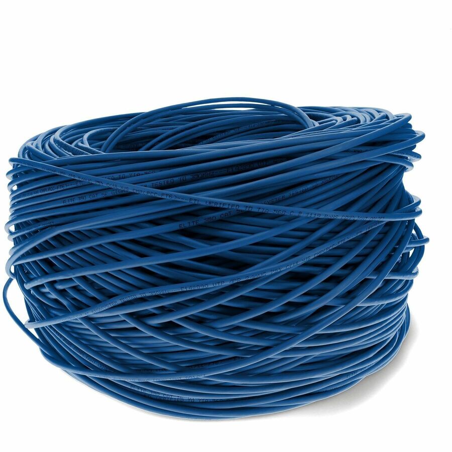 1000FT BLUE CAT5E UTP PLENUM