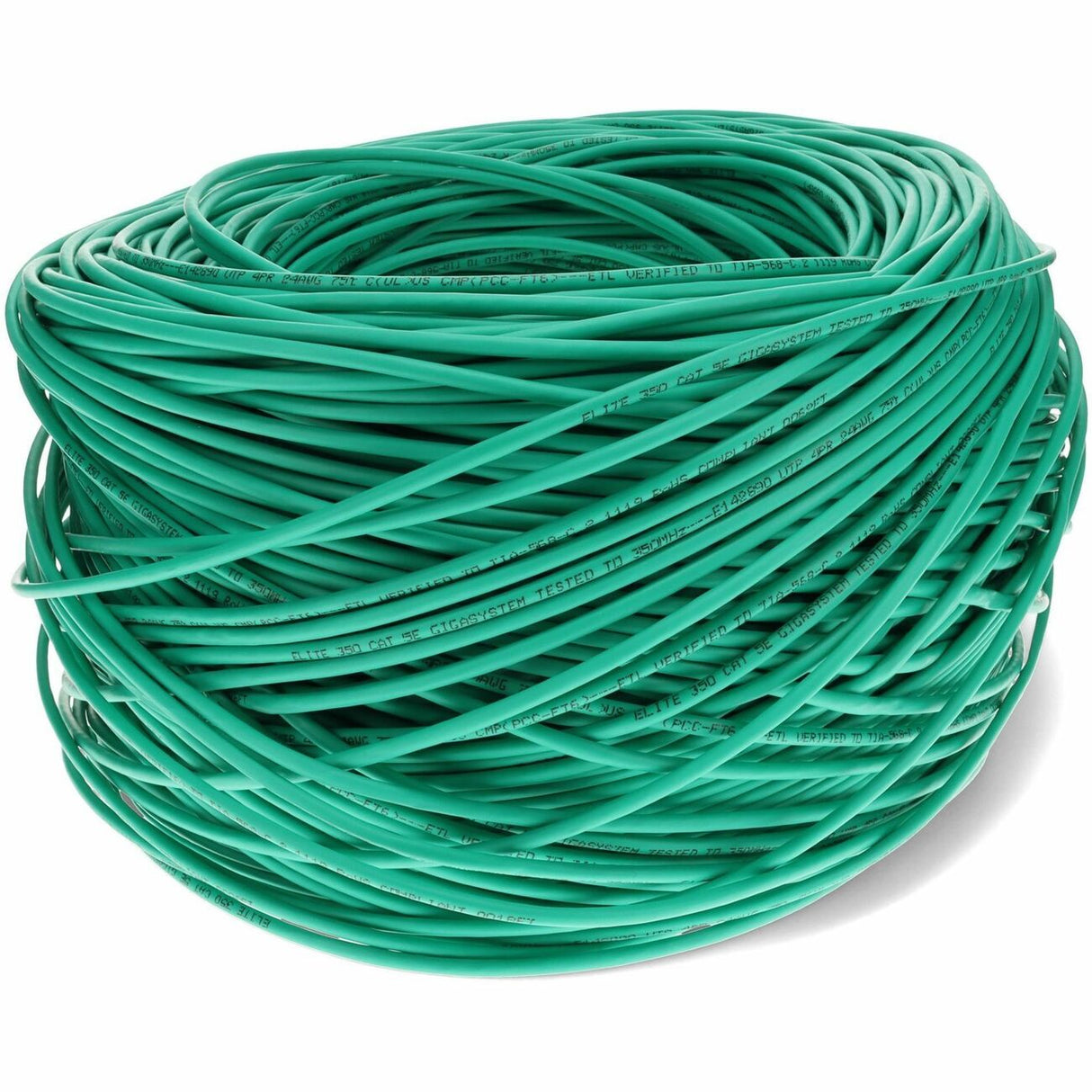 1000FT GREEN CAT5E UTP PLENUM