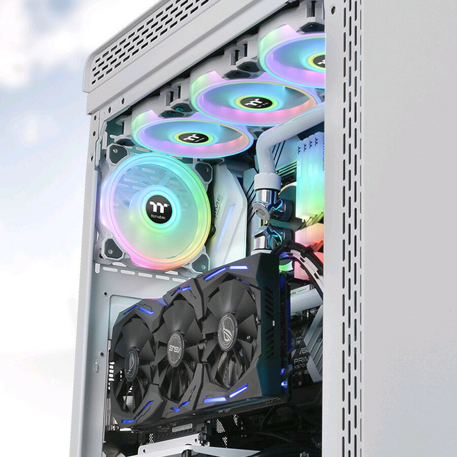 Thermaltake S500 Tempered Glass Snow Edition Mid-Tower Chassis