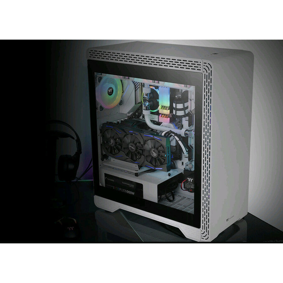 Thermaltake S500 Tempered Glass Snow Edition Mid-Tower Chassis