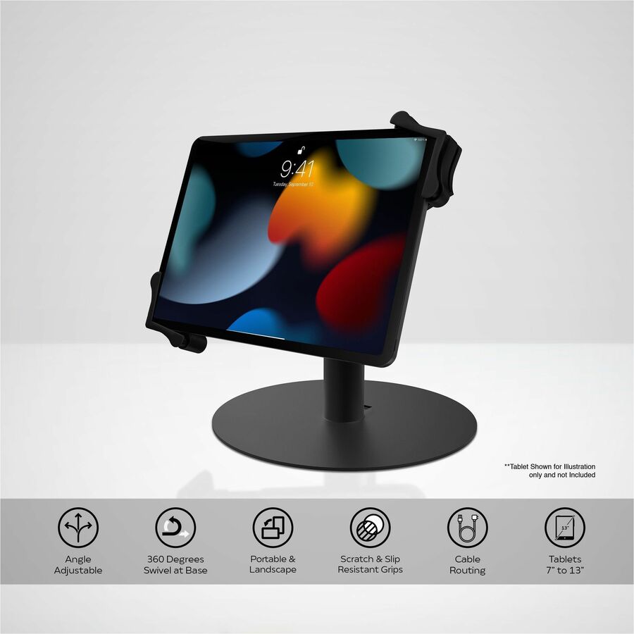 CTA Digital Universal Grip Kiosk Stand for Tablets
